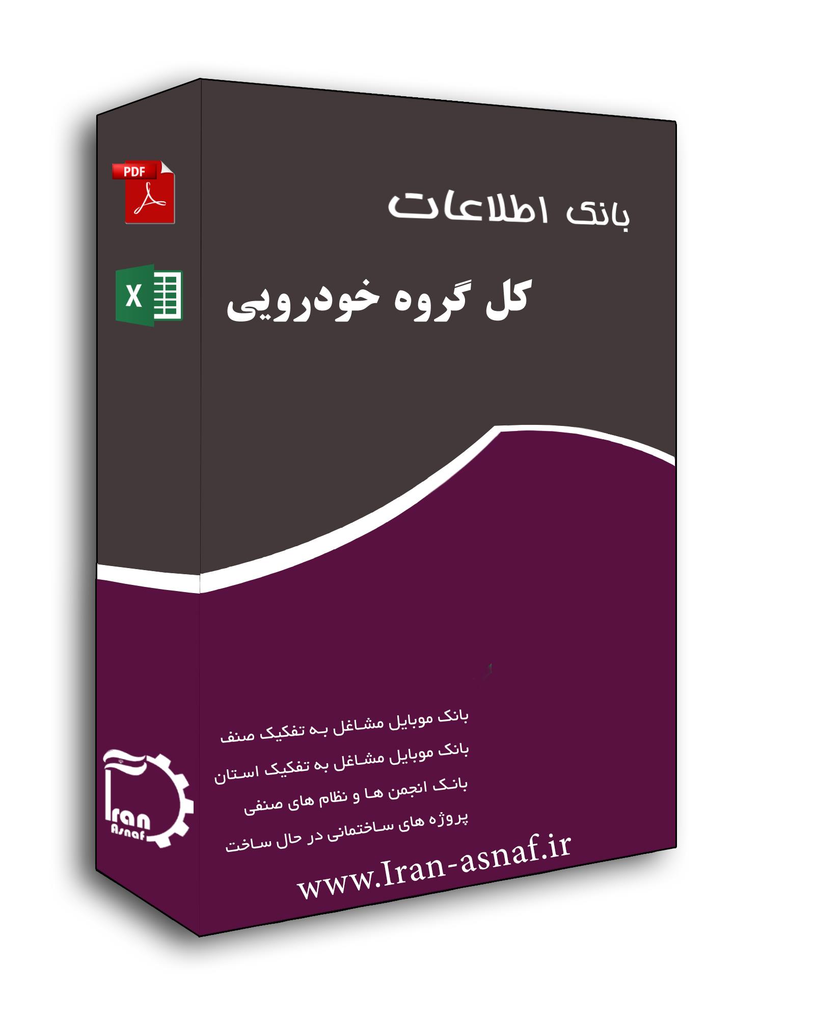 بانک اطلاعات کل گروه خدمات خودرویی