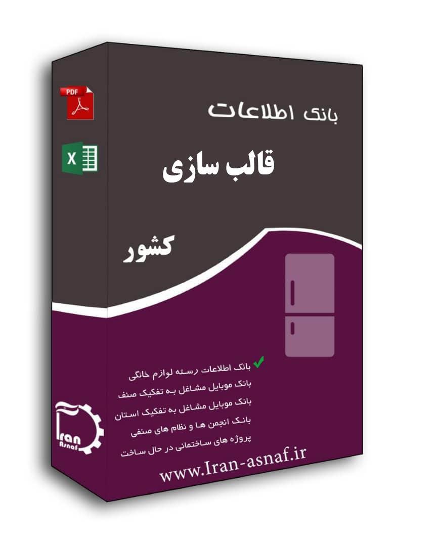 بانک اطلاعات قالب سازی کشور